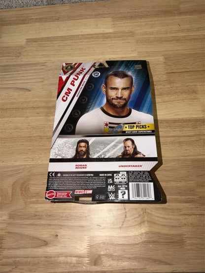 NIB CM Punk WWE Top Picks Action Figure Mattel Rare