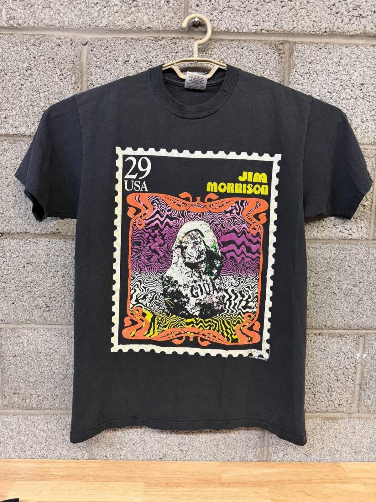 Jim Morrison Psychedelic Rock Band Graphic L Double Sided