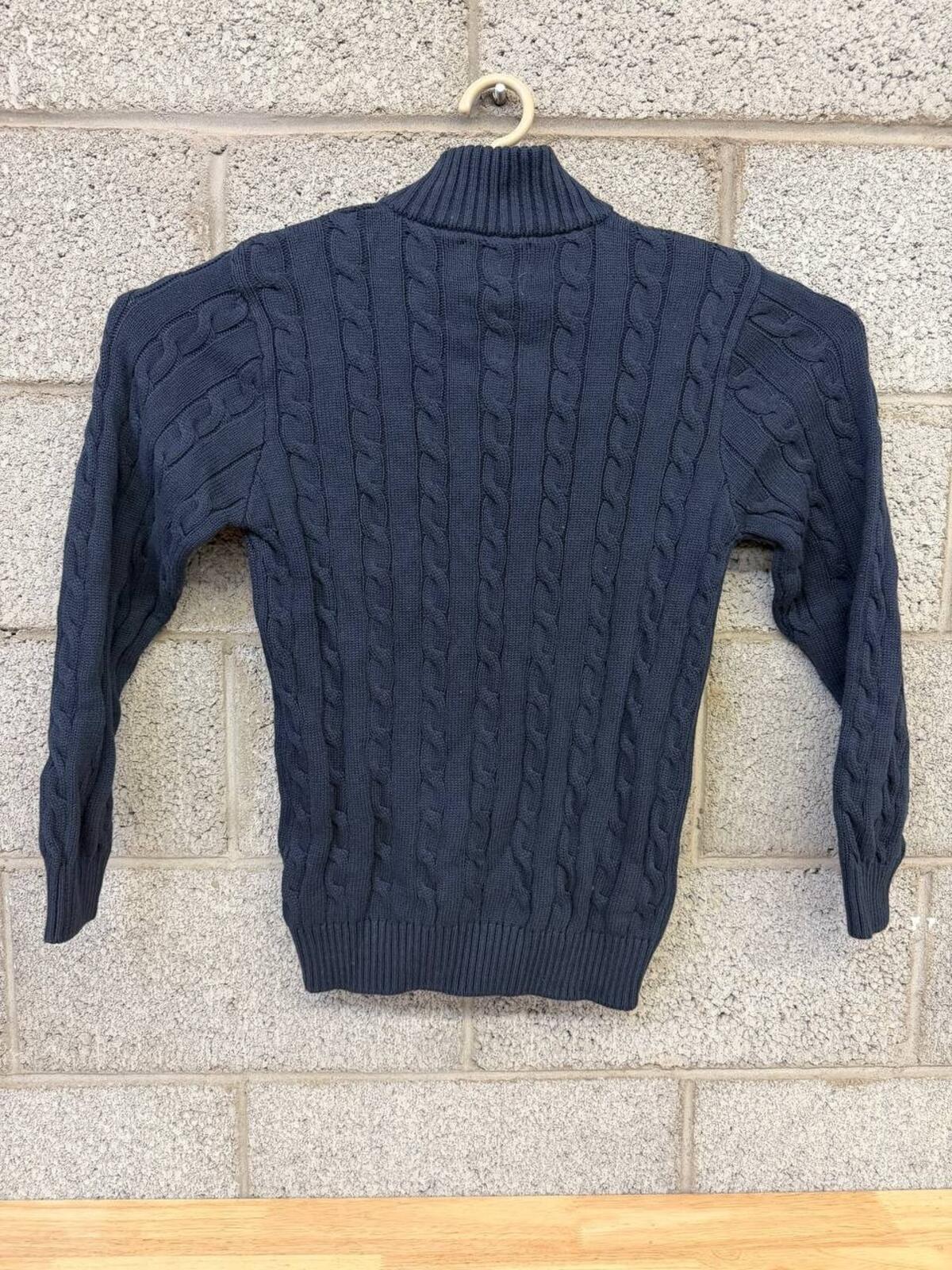 Polo Ralph Lauren Cable Knit Quarter Zip Sweater Small