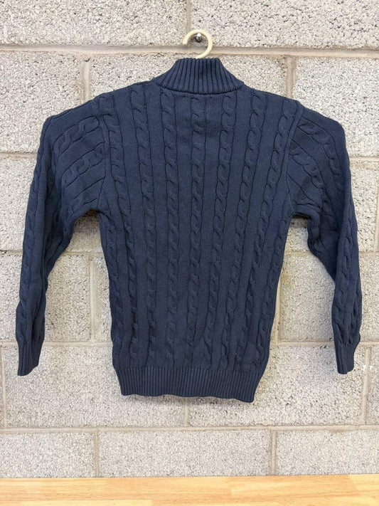 Polo Ralph Lauren Cable Knit Quarter Zip Sweater Small