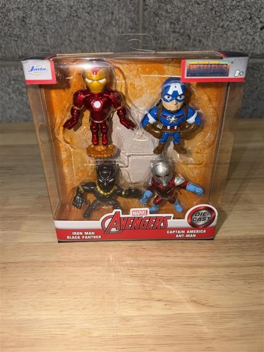 NIB The Avengers Jada Toys MetalFigs Die Cast 4 Pack Marvel