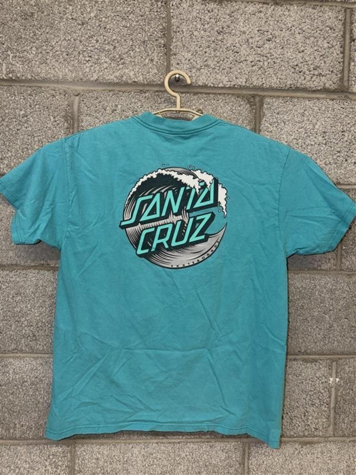 Santa Cruz Wave Dot Size L 2010s Blue Skate Surf Streetwear