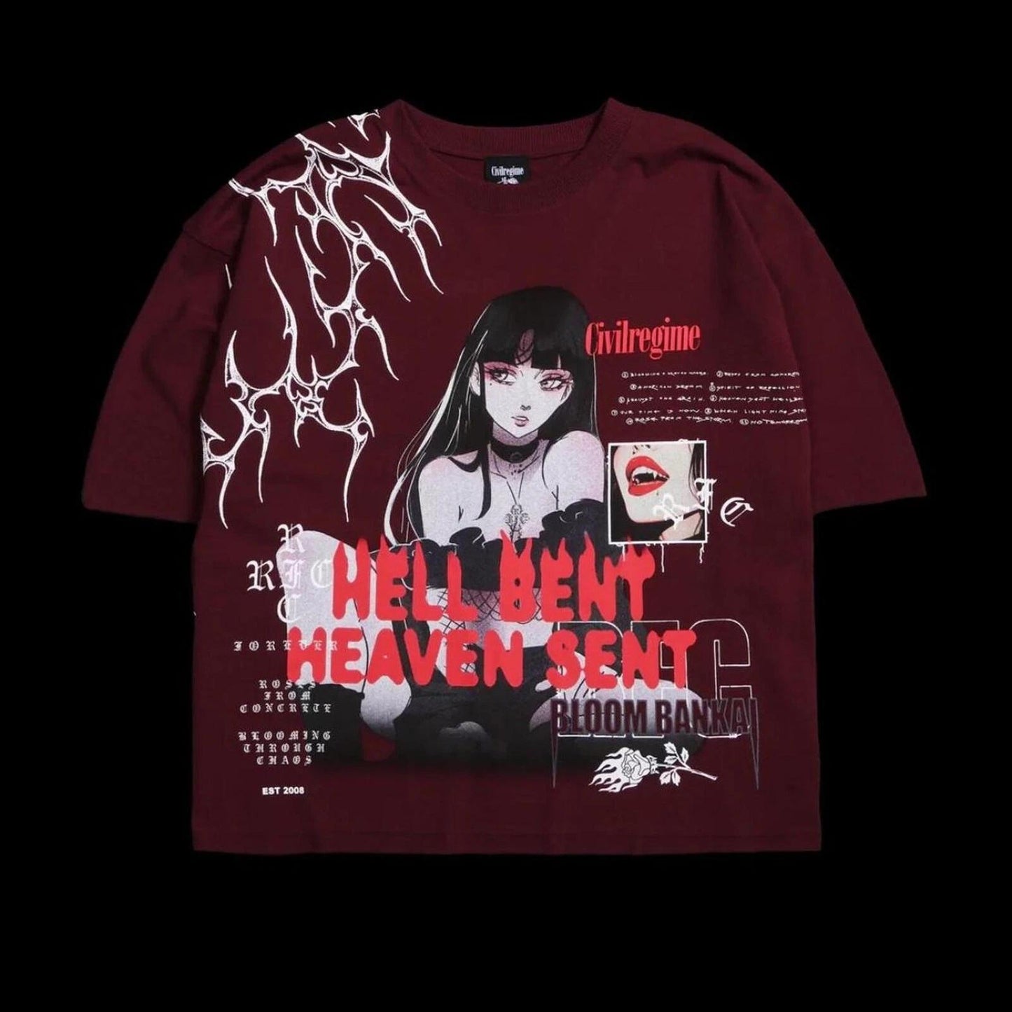 Civil Regime Bloom bankai temptress dungeon tee in xLarge